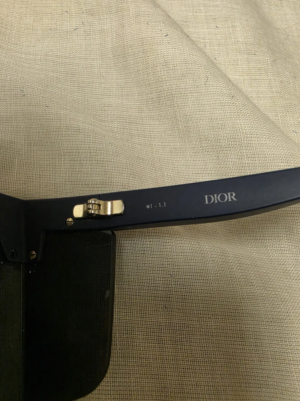 Dior Men’s Navy Logo Shield Sunglasses